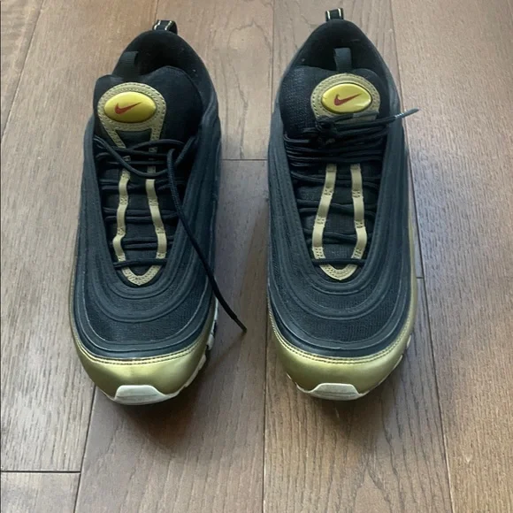 Nike Air Max 97 QS 'B-Sides Metallic Gold - Picture 5 of 8